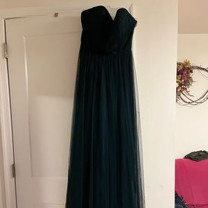 emerald green revelry bridesmaid dress